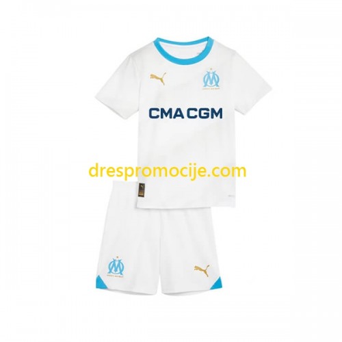 Olympique de Marseille Dres Dječji Domaći 2023/2024 Kratkih Rukava Olympique de Marseille Dres Dječji Domaći 2023/2024 Kratkih Rukava